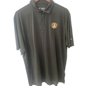 Columbia‎ Golf Atlanta United FC Polo Shirt Mens XL Soccer Black Performance